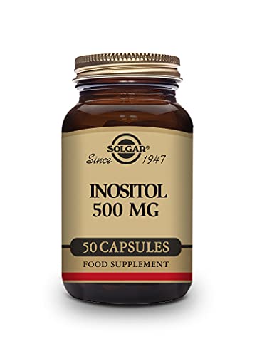 Solgar Inositol 500 Mg Cápsulas Vegetales, Envase de 50