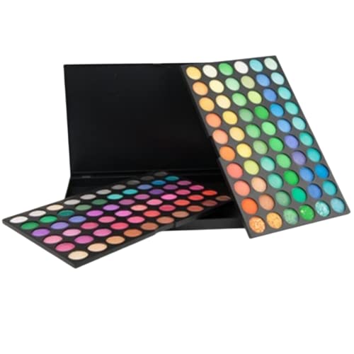 Sombra de Ojos Colección Vivo Brillante Kit de Maquillaje Caja Profesional para Maquillaje Accesorio cosmético de Belleza (Paleta de Sombra de Ojos de 120 Colores)