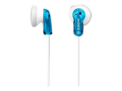 Sony Mdre9Lpl - Auriculares de Botón, Blanco y Azul, 5