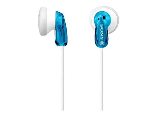 Sony Mdre9Lpl - Auriculares de Botón, Blanco y Azul, 5