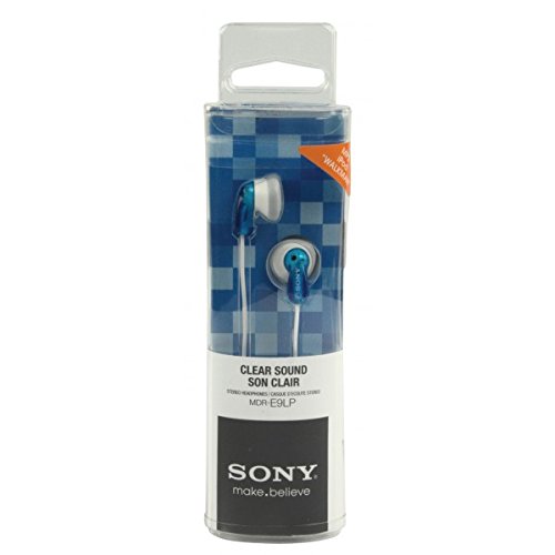 Sony Mdre9Lpl - Auriculares de Botón, Blanco y Azul, 5