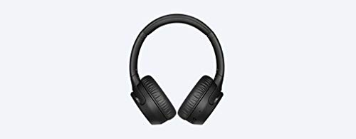 Sony WH-XB700 - Auriculares inalámbricos EXTRA BASS (Bluetooth, NFC, 30 horas de batería, carga rápida, manos libres, estilo de auricular on-ear) negro, con Alexa integrada