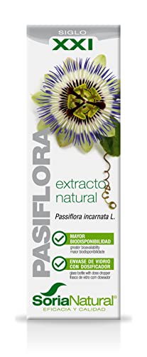 Soria Natural - Extracto Pasiflora S.XXI- Complemento alimenticio - Ayuda al descanso y la relajación - 50 ml