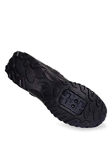 Spiuk Quasar M2V MTB Zapatilla, Unisex Adulto, Negro Mate/Plata, 37