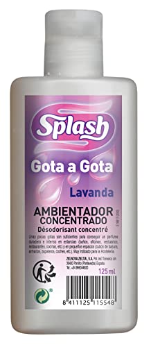 Splash, Ambientador Concentrado, Perfume Intenso y Duradero, Fragancia Lavanda, Contenido: 125 ml