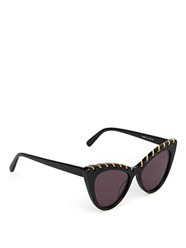 Stella McCartney Gafas de sol SC0163S 001 negro tamaño de 52 mm de gafas de sol de las mujeres