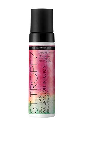 ST.TROPEZ Self Tan Classic Watermelon Infusion, Espuma Autobronceadora Corporal, Activos Naturals y Veganos, 10 Días de Bronceado - 200 ml