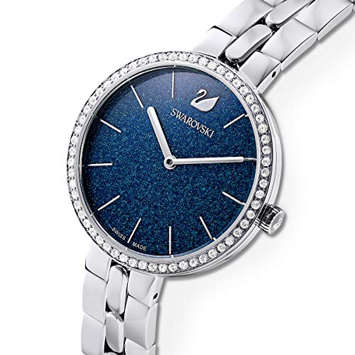 Swarovski Cosmopolitan Reloj, Brazalete de metal, Azul, Acero inoxidable