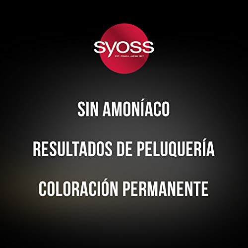 Syoss Oleo Intense - Tinte 3-10 Castaño – Coloración permanente Sin Amoníaco – Cobertura profesional de canas – Resultados de peluquería (Pack De 3)