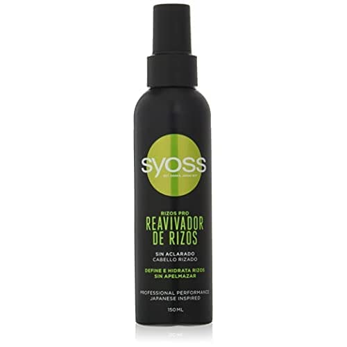 Syoss - Tratamiento para pelo rizado - Reavivador Rizos Método Curly - 6uds de 150Ml (900ml) – Rizos definidos, disciplinados e hidratados - Cabello como recién salido de la peluquería