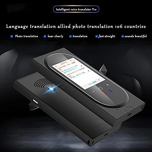 T10 Smart Offline Translator traducción simultánea en Varios Idiomas y traductor de Fotos (Color : White) Every Family