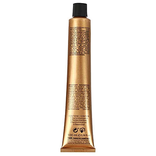 Tahe Botanic Gold Tinte Cabello Profesional/Tinte Pelo/Coloración Capilar Permanente Sin Amoniaco Nº 4.31 Castaño Medio Dorado Ceniza, 100 ml