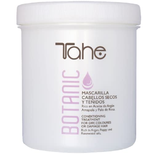 Tahe Pack Champu Y Mascarilla XXL Botanic Champu Cabellos secos Y Teñidos 1000ml + Mascarilla Cabellos Secos Y Teñidos 700ml