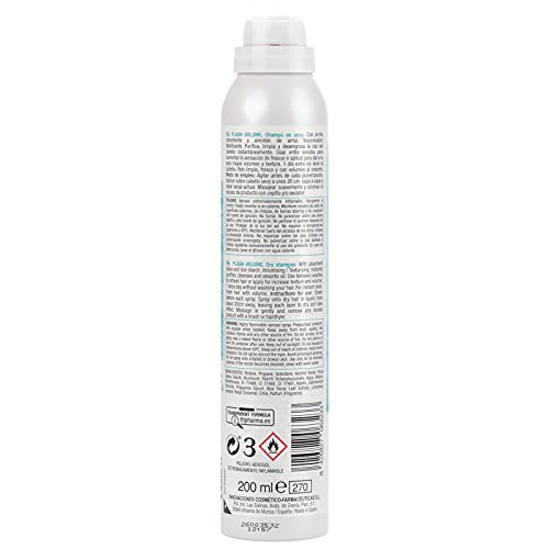 Thader Th Pharma Champú en Seco Flash Volume, con Efecto Voluminizador y Matificante, 200 ml