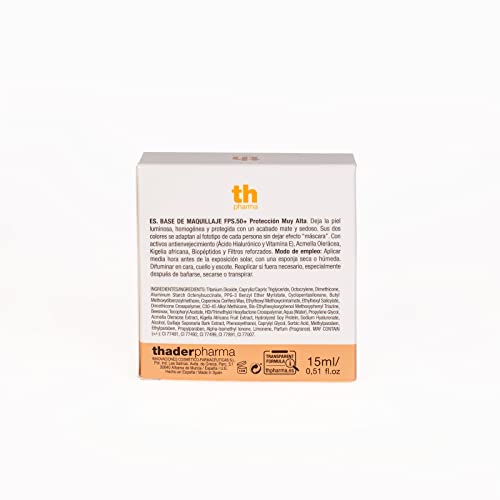 Thader Th Pharma Maquillaje Compacto con Protección Solar FPS 50+, 100 g (Arena)