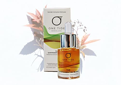 The Quintessential Blend - Cuidado facial all-in-one con Vitamina C & B y una mezcla magistral de 7 extractos botánicos. Serum natural concentrado. Vegano, bio, cruelty free y gender-inclusive