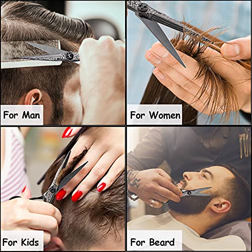 Tijeras de corte de pelo profesionales de 6 pulgada, tijeras de peluquería para hombre, mujer, japonés, acero inoxidable