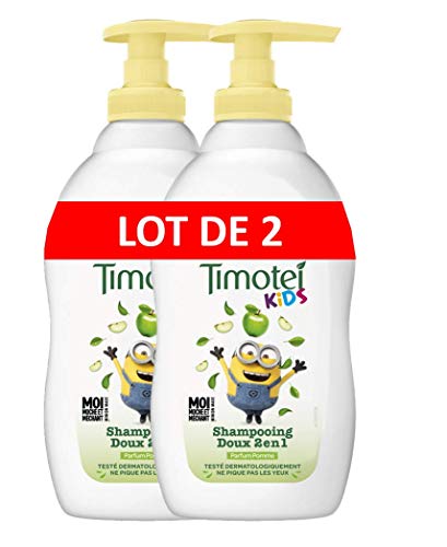 Timotei Kids 2en1 Champú Suave Manzana 400 ml – juego de 2