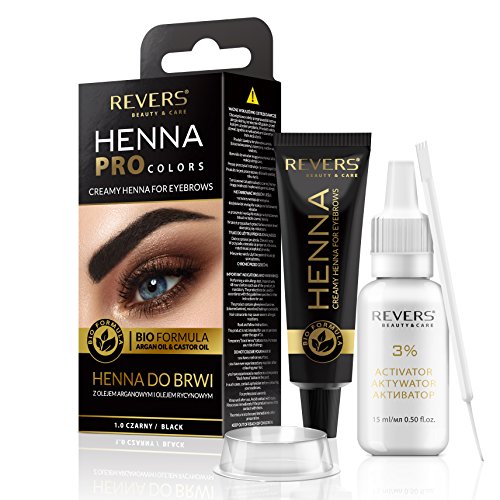 Tinte de cejas, Color de cejas kit con argán y aceite de ricino