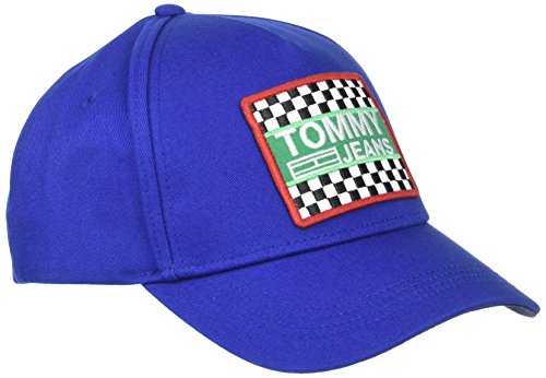 Tommy Hilfiger Big Logo Patch Gorra de béisbol, Azul (Nautical Blue 483), Talla única (Talla del Fabricante: OS) para Hombre