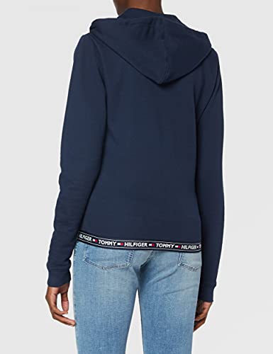 Tommy Hilfiger Hoody HWK Top de Pijama, Azul (Navy Blazer 416), Large (Talla del Fabricante: LG) para Mujer