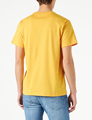 Tommy Jeans TJM Classic Jersey C Neck Sudadera, Prairie Yellow, XS para Hombre