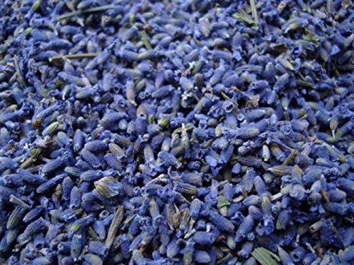 TooGet Culinaria Secas Capullos de Lavanda, 100% Primas Altas Cultivan Flores de La Lavanda, Azul Lavanda Ultra Grado Superior Con Botella de Plástico PET - 115g