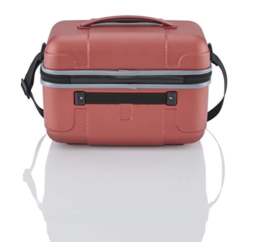 Travelite Vanity/Trousse de toilette "Vector" rouge Neceser viaje, 36 cm, 20 liters, Rojo (Rouge)