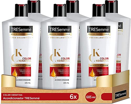 TRESemmé Acondicionador Color Keratina 685 ml - Pack de 6