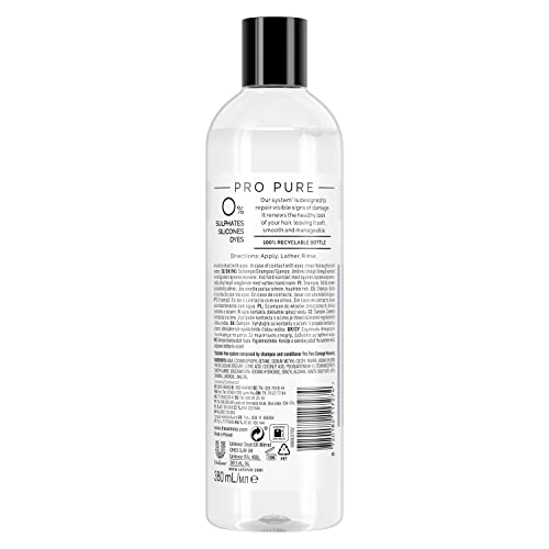 TRESemmé Champú Pro Pure Reparación sin Sulfatos ni Parabenos 380ml