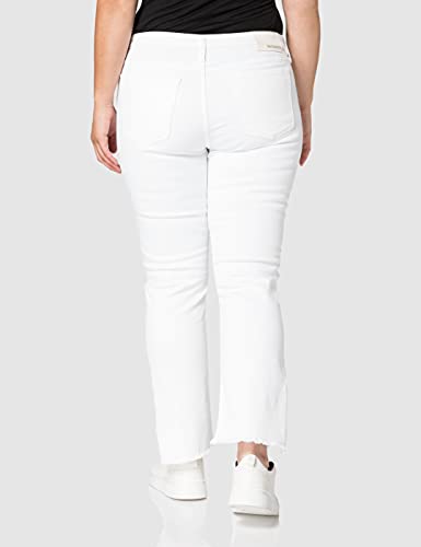 True Religion Halle Kick Flare Trueflex White Denim Jeans, 1800, 26 para Mujer