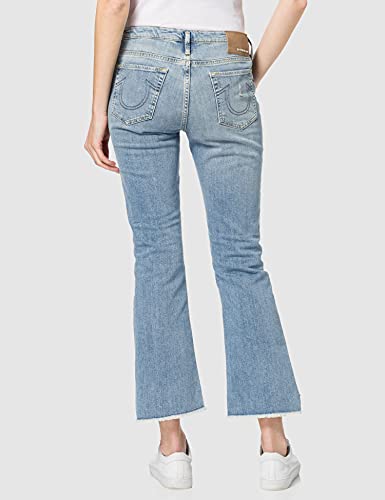 True Religion New Halle Kick Flare Blue Denim Jeans, 4646, 31 para Mujer