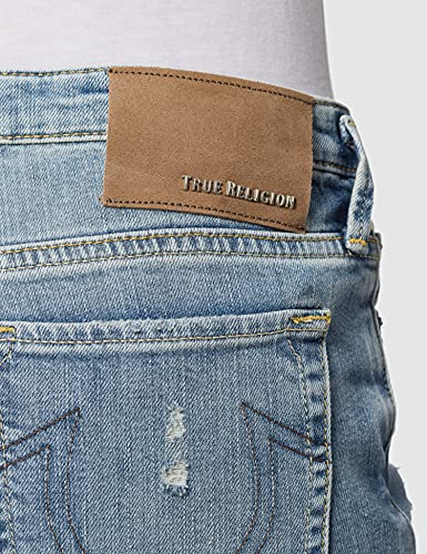 True Religion New Halle Kick Flare Blue Denim Jeans, 4646, 31 para Mujer