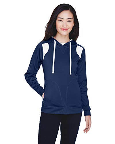 TT30W T3 LADIES ELITE PERF HOOD SP DK NAVY/WHT L