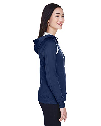 TT30W T3 LADIES ELITE PERF HOOD SP DK NAVY/WHT L