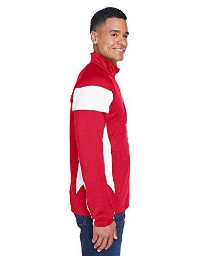 TT34 T3 MENS ELITE PERF FULL ZIP SPORT RED/WHITE XS