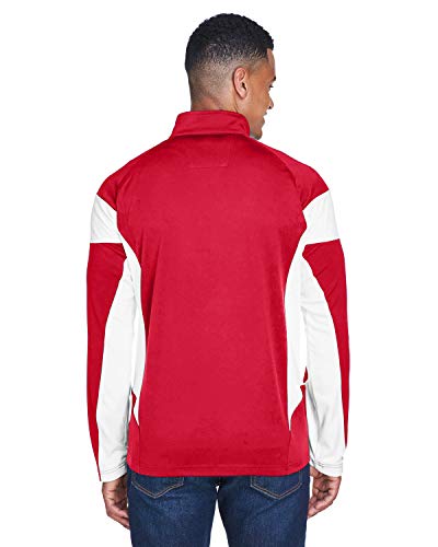 TT34 T3 MENS ELITE PERF FULL ZIP SPORT RED/WHITE XS