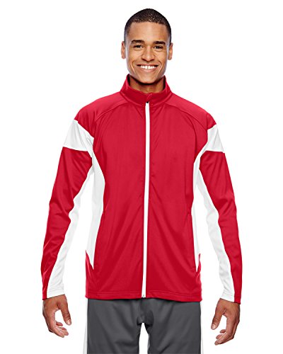 TT34 T3 MENS ELITE PERF FULL ZIP SPORT RED/WHITE XS