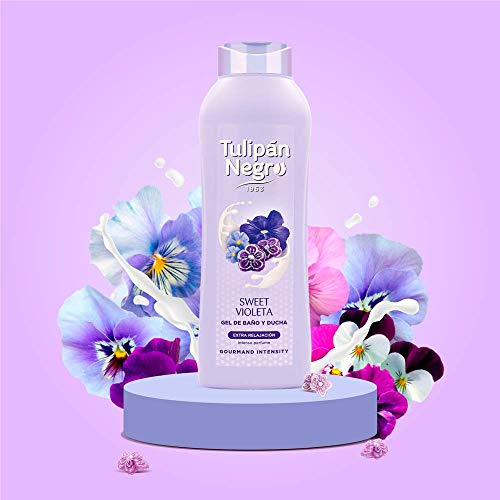 Tulipán Negro - Gel De Baño Sweet Violeta, 720 ml, 1 unidad