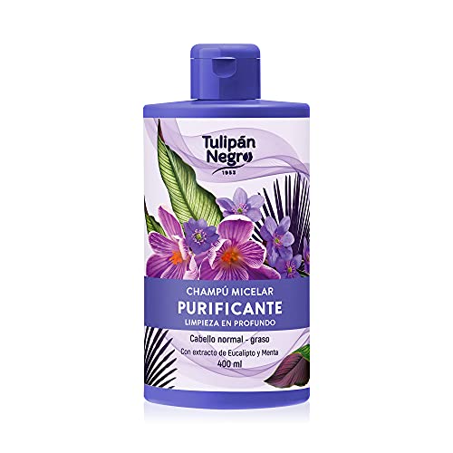 Tulipán Negro (TULRL) Champú Micelar Purificante 400 ml, Morado