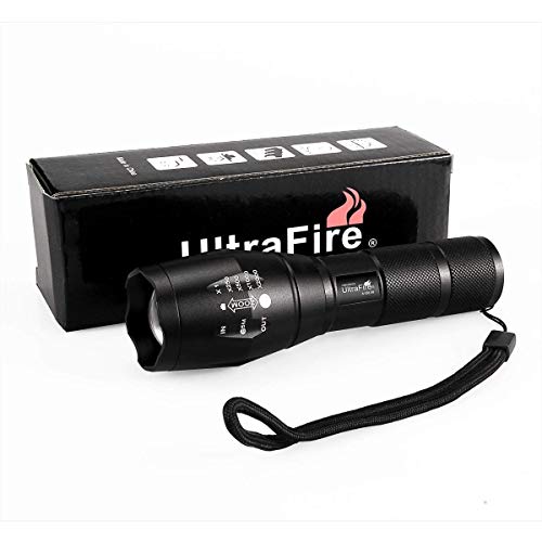 ULTRAFIRE Linterna IR LED 850nm Iluminador de Infrarrojos Enfoque Ajustable Luz Infrarroja Linterna Táctica para Visión Nocturna Caza de Depredadores Coyote