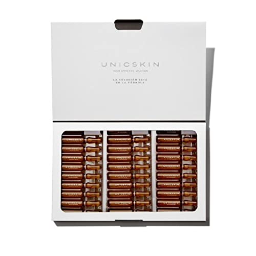 UNICSKIN - Pack de 30 Ampollas para el Cuidado Facial - Unic30-Day Skin Miracle Shot - Ayuda a Difuminar Arrugas y Líneas de Expresión - Aporta Luminosidad - Acción Blanqueadora