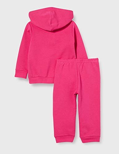 United Colors of Benetton Completo Felpa E Pantalone Conjunto de Ropa, Rosa (Pink Peacock 2l3), 52 (Talla del Fabricante: 56) para Bebés