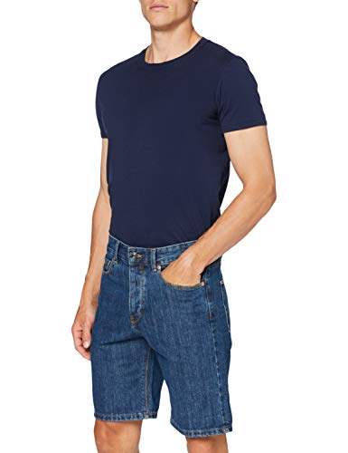 United Colors of Benetton (Z6ERJ) Bermuda Pantalones Cortos, Solid Blue 921, 28 para Hombre