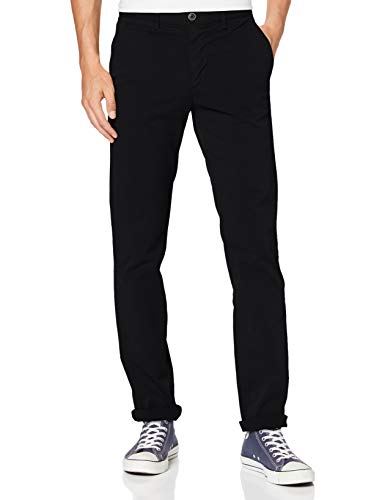 United Colors of Benetton (Z6ERJ Pantalón, Negro 100, 46 para Hombre