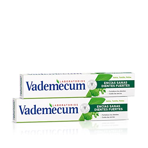 Vademecum - Dentífrico Encías Sanas & Dientes Fuertes Dentifrice - 2 Unidades de 75 ml