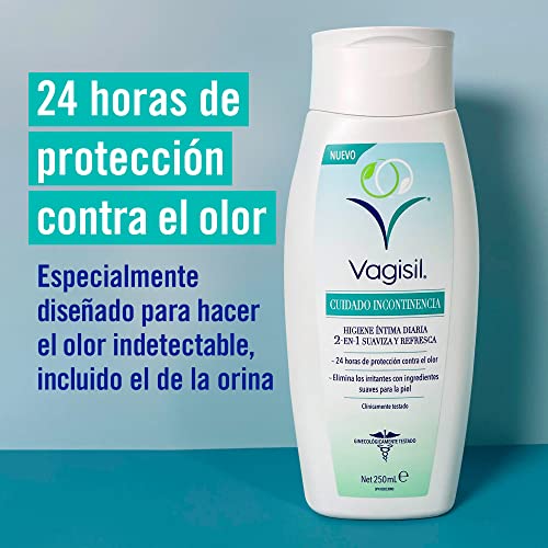 VAGISIL Cuidado Incontinencia Higiene Intima Diaria 2en1 Suaviza y Refresca