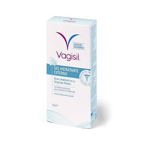 Vagisil Gel hidratante rejuvenecedor íntimo externo. Con Ácido Hialurónico. Alivia inmediatamente la sequedad vaginal, Hidrata y previene el envejecimiento. Uso diario