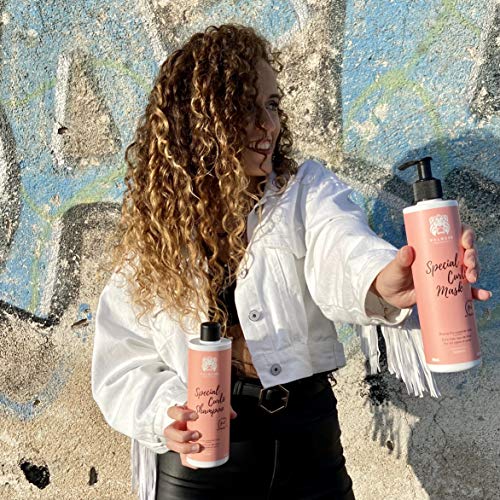 Válquer Profesional Champú Especial Rizos, Método Curly Girl, para Cabellos Rizados, Sin Sulfatos, Sin Sal, Vegano Cabello Rizado, Rizos Perfectos, Hasta 96% Origen Natural, 400 Mililitros