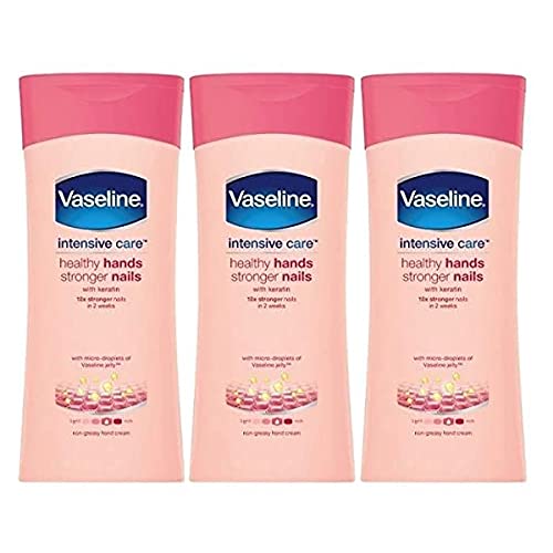 Vaseline - Crema de manos y uñas (3 unidades, 200 ml)